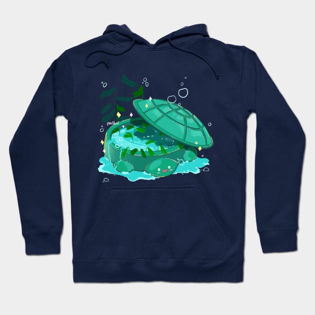 Turtle Sandbox Hoodie by paintdust